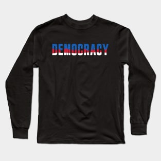 American Democracy Landscape Long Sleeve T-Shirt